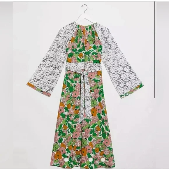HOLD for @meridethmanson ASOS Floral Midi Dress - Picture 2 of 4